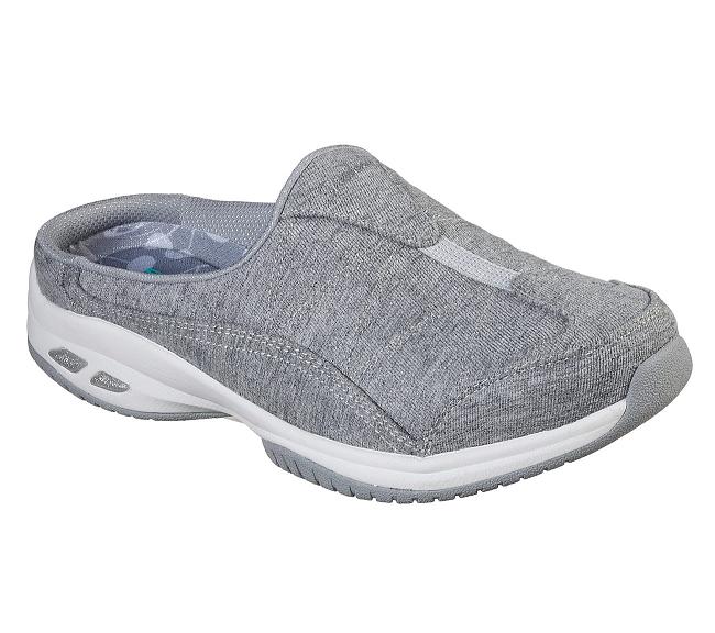 Zuecos Skechers Mujer - Commute Time Gris ISLJG4678